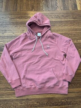 BARSTOOL SPORTS GOLF THEMED Rose Pink Pullover Hoodie - Casual Hooded Sweatshirt